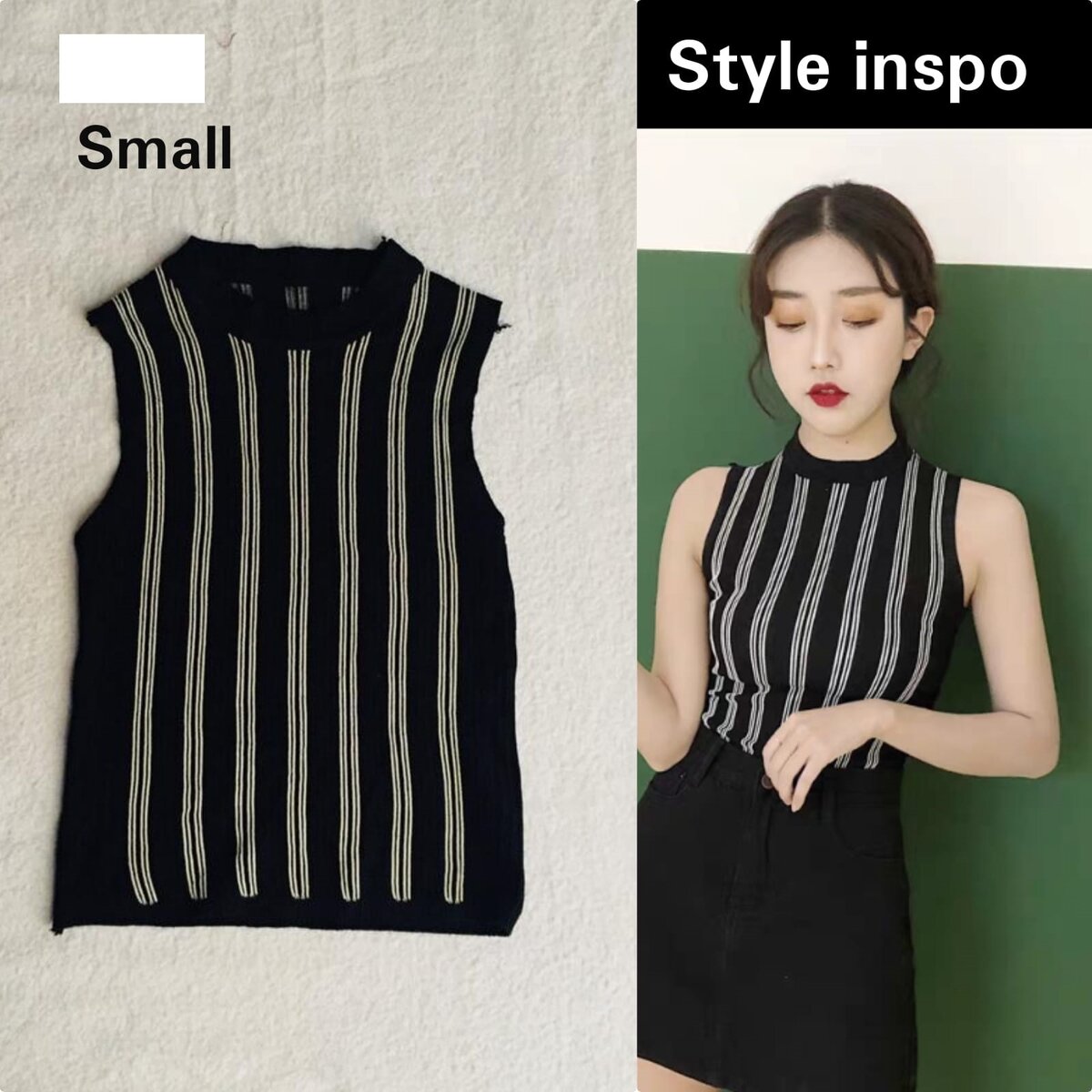 Salaula crop tops and tops