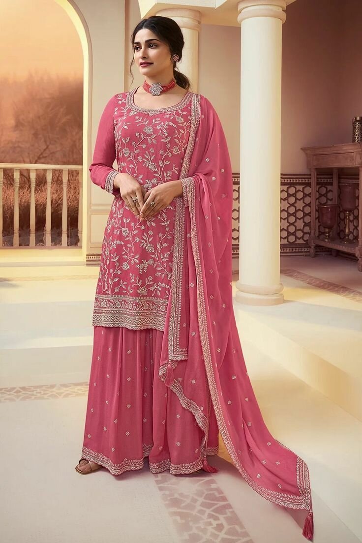 Pink suit