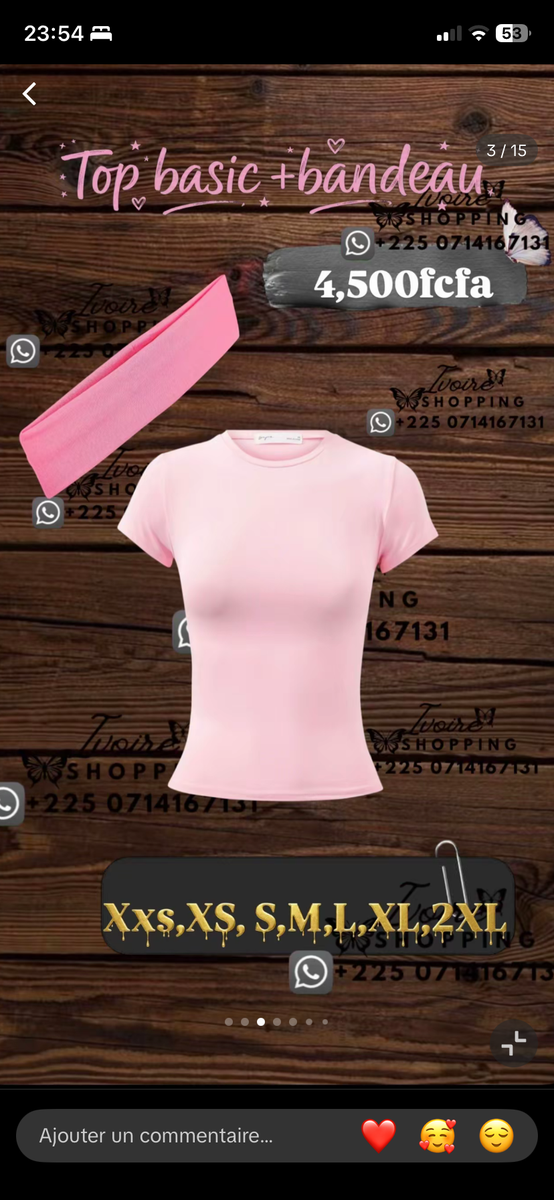 T-shirt basique femme