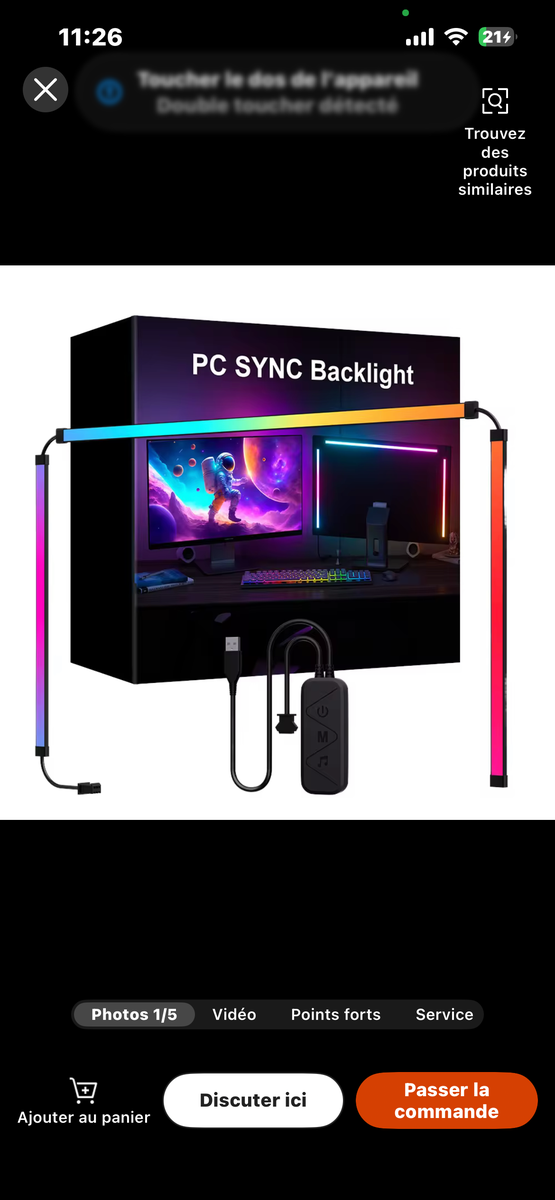 Éclairage LED Gaming PC