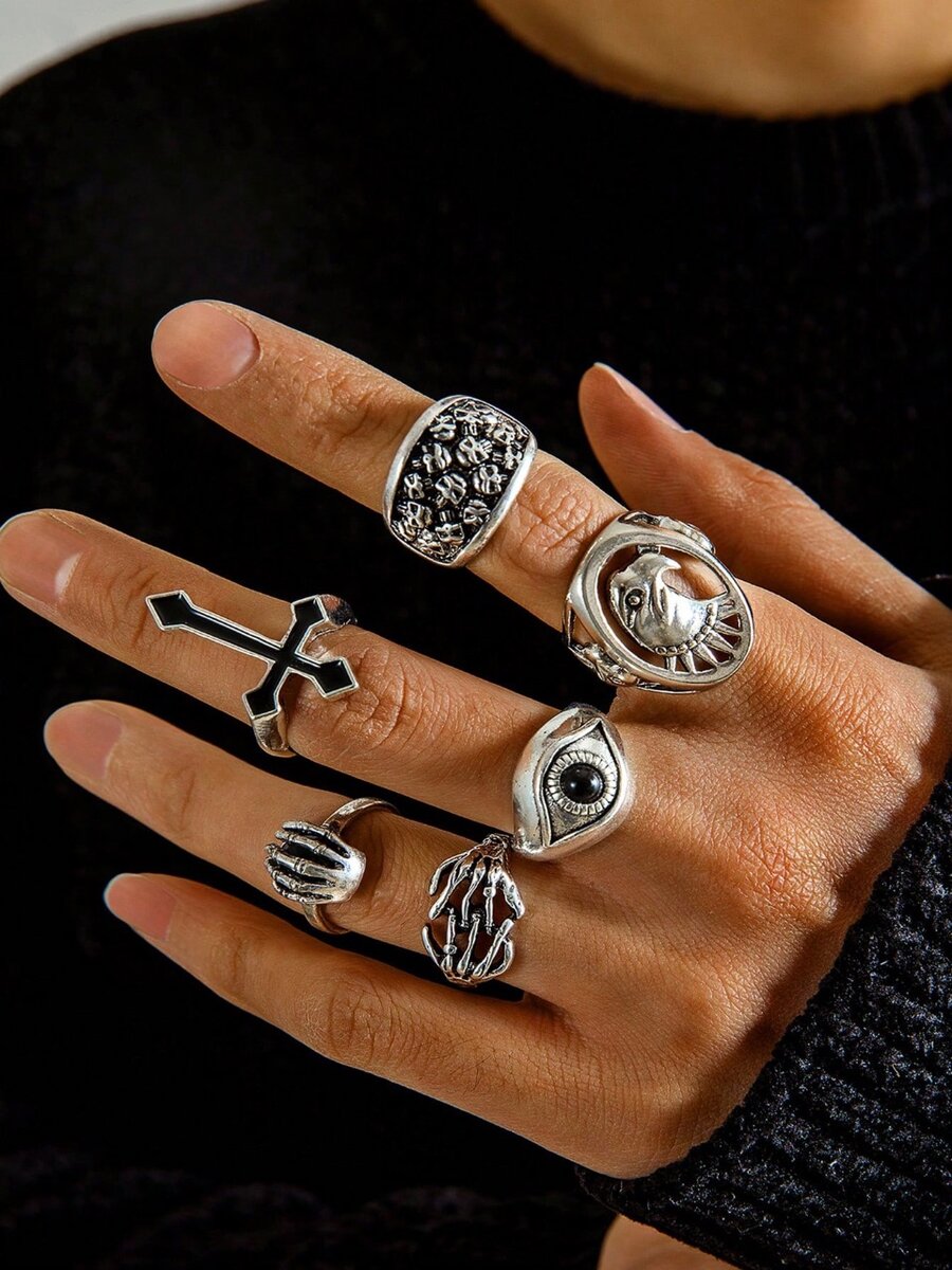 Bagues Gothiques en Argent