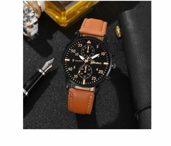 Montre Homme Quartz Cuir