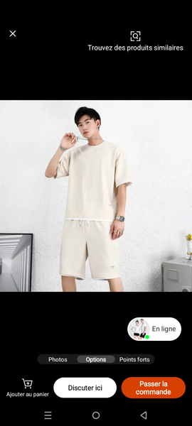 Ensemble T-shirt et Short Homme