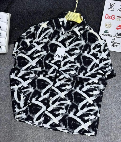 Chemise homme graphique élégante