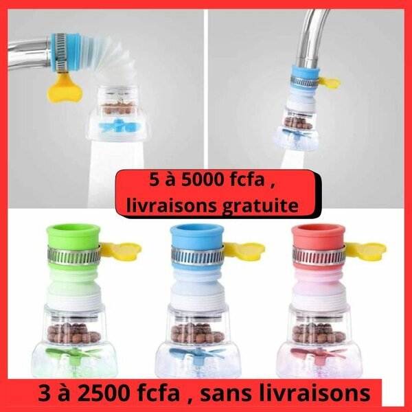 Filtre robinet pivotant