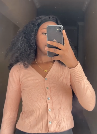  Short knitted cardigan with buttons  size:M