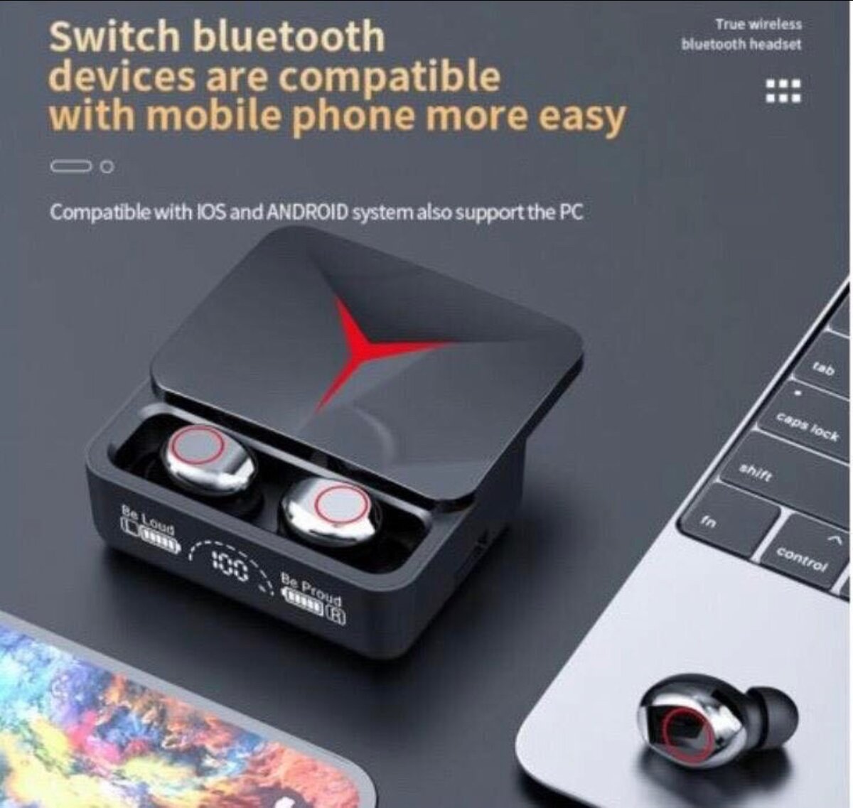 Bluetooth with PowerBank M90 Pro Black