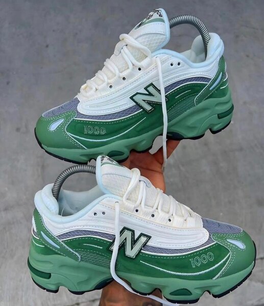 Sneakers de sport vertes