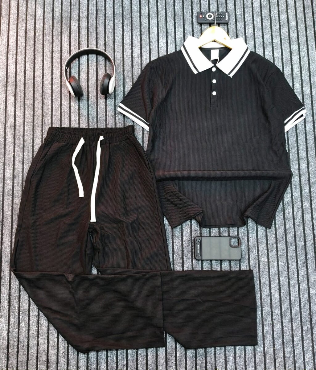 Ensemble casual polo et pantalon