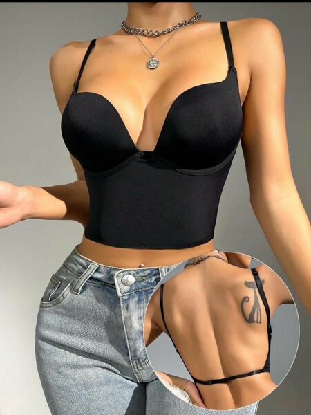 Top Crop Bustier Femme