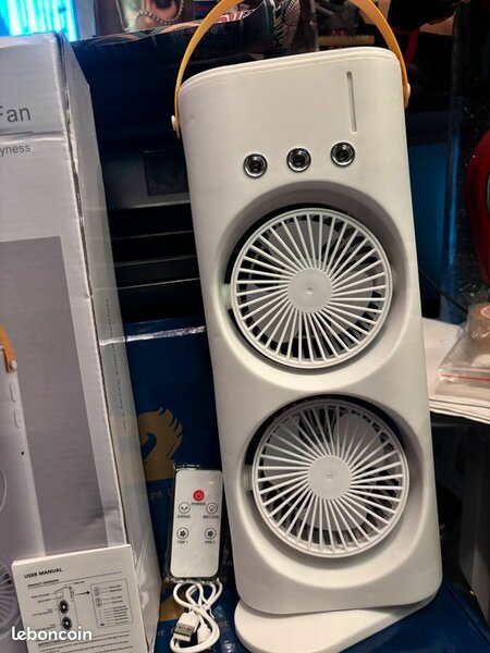 Ventilateur double à spray