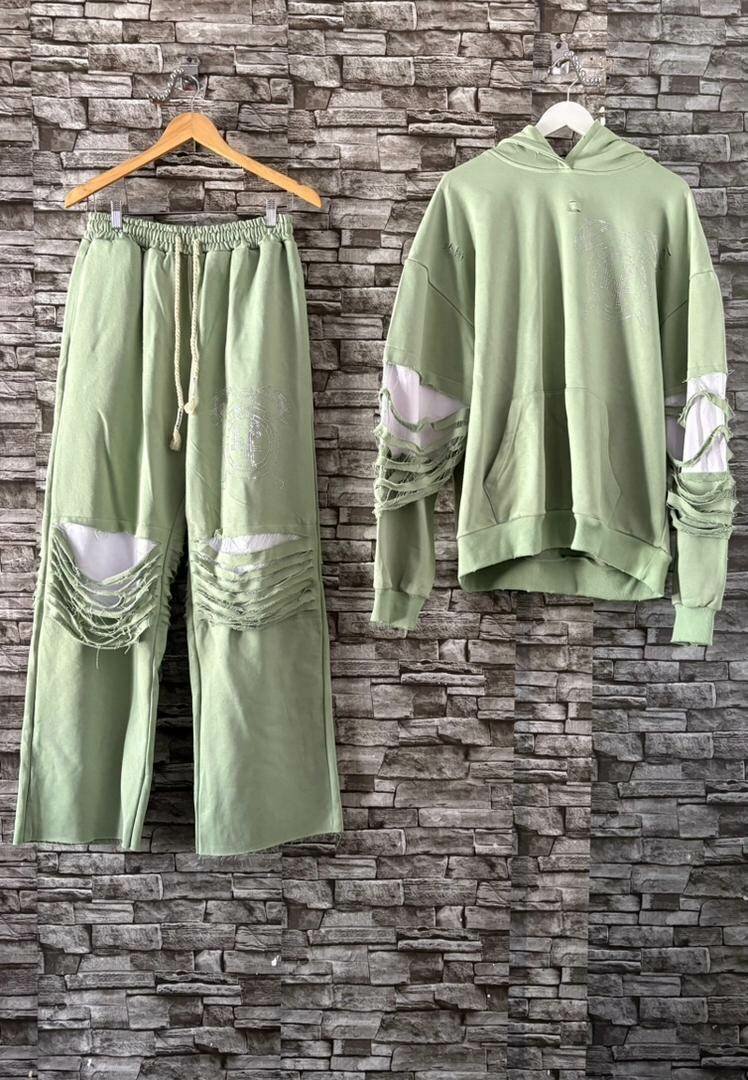 Ensemble sport à capuche décontracté