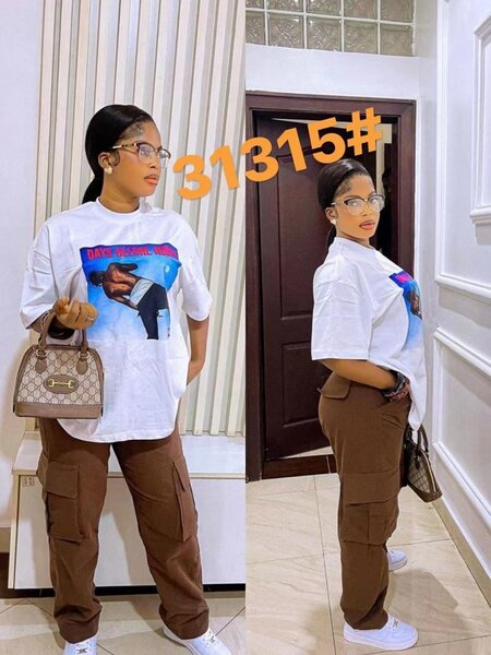 T-shirt oversize femme blanche