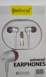 DELINCOL EARPHONES EXTRA BASS UNIVERSAL HANDSFREE WITH HIGH QUALITY SOUND AND SUPERB BASS