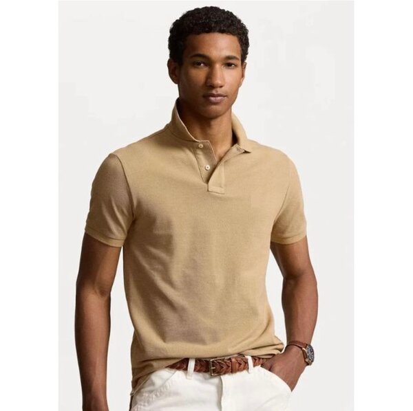 Polo beige élégant pour homme