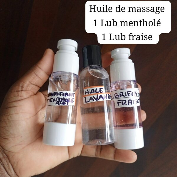 lub menthe+lub fraise +massage