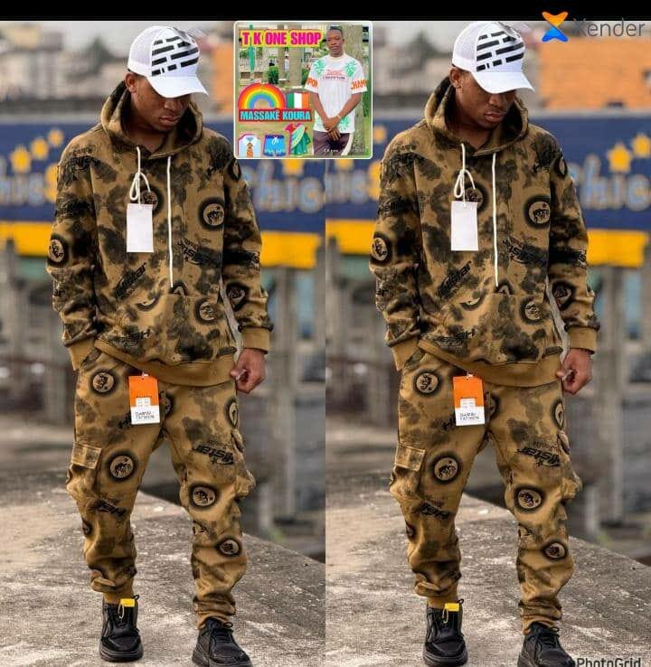 Ensemble sweat à capuche imprimé