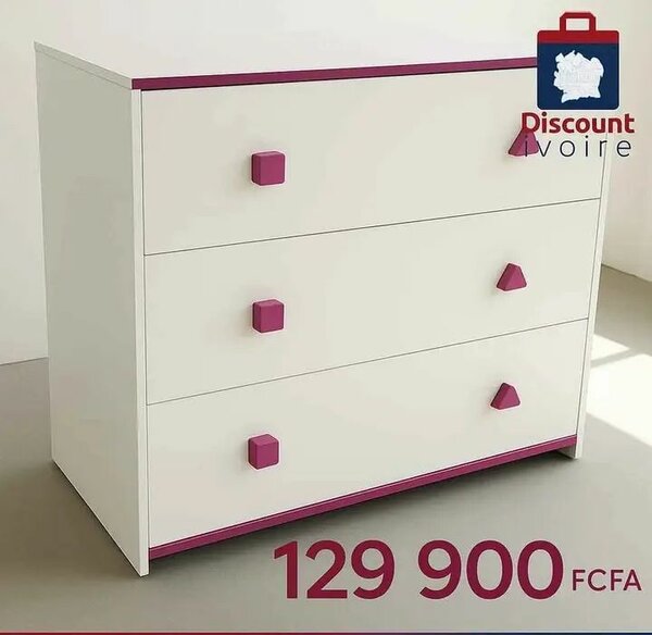 Commode blanche moderne