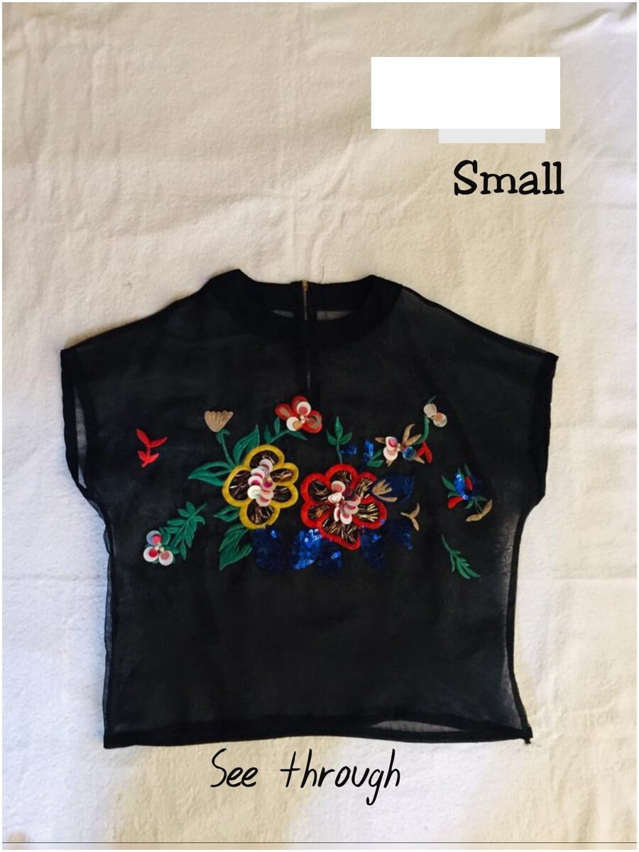 Salaula crop tops and tops