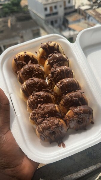 Mini donut  au chocolat