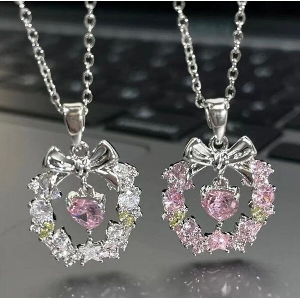 Collier Cœur en Cristal