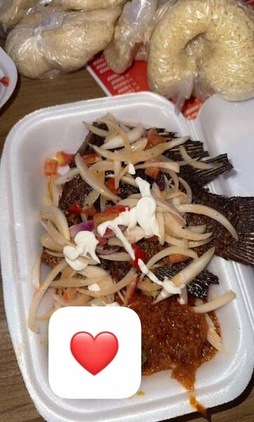 Attieké avec poisson