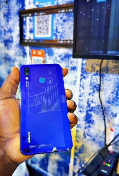 Huawei Smartphone Bleu