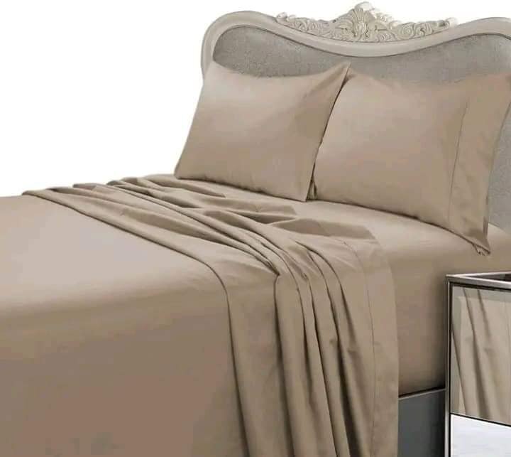 Set of beautiful bed linen in one color