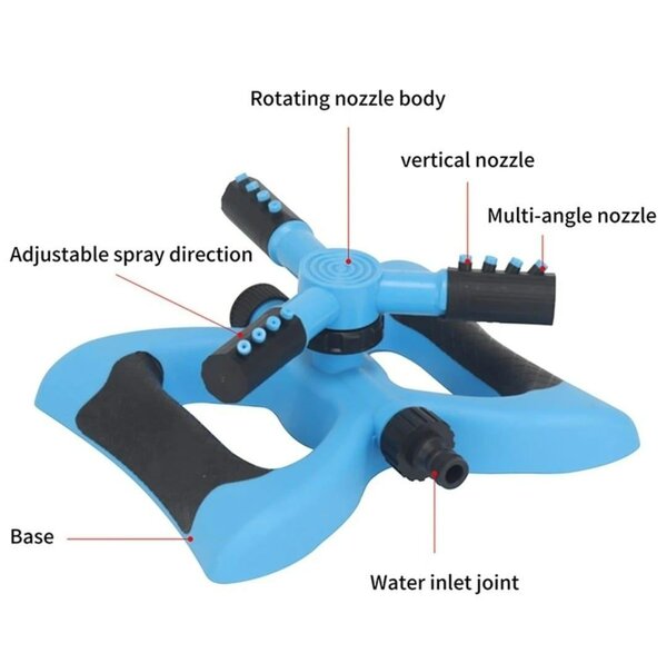 Arroseur de Pelouse Rotatif