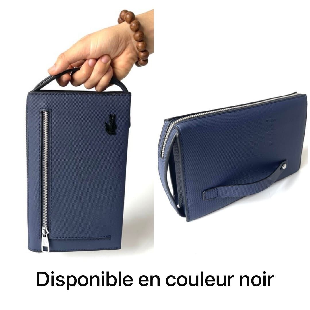 Pochette élégante en cuir