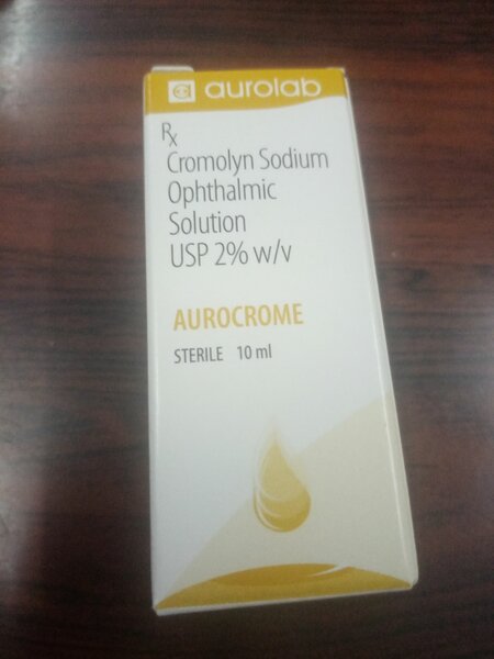 Sodium cromoglycate eye drops