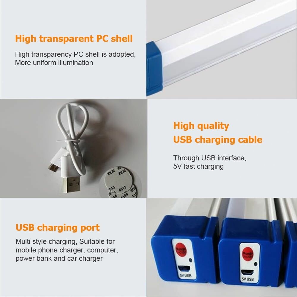 Lampe d'urgence LED rechargeable