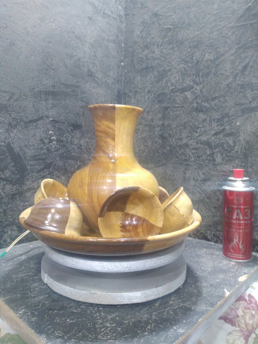 Деревянная посуда. N6. Кумысный набор.