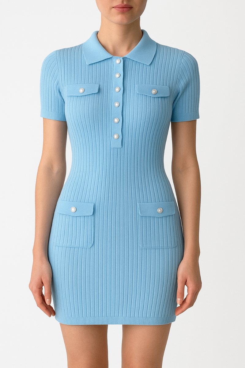 Robe Polo Chic en Tricot