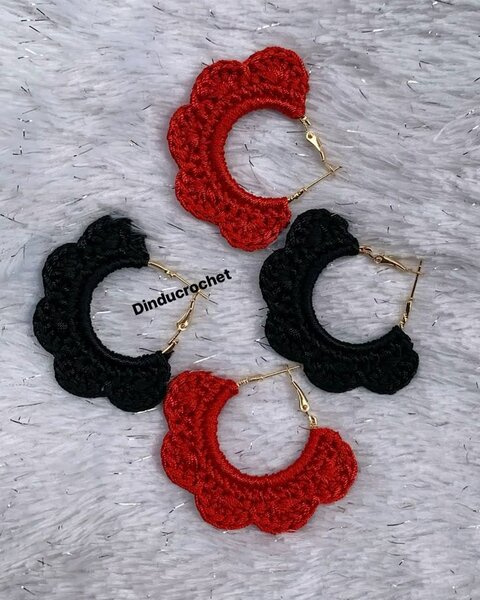 Boucles d'oreilles crochet élégantes