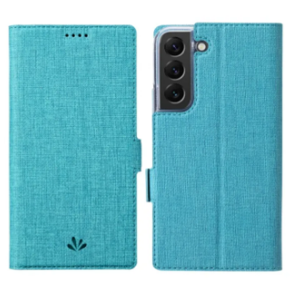 For Samsung Galaxy S22+ 5G ViLi K Series Magnetic Buckle Leather Phone Case (Blue)