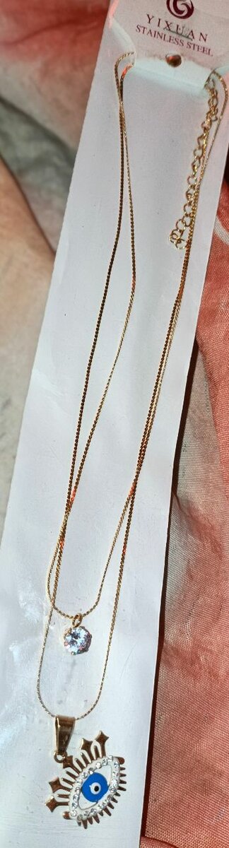 Collier Protection Œil Porte-bonheur