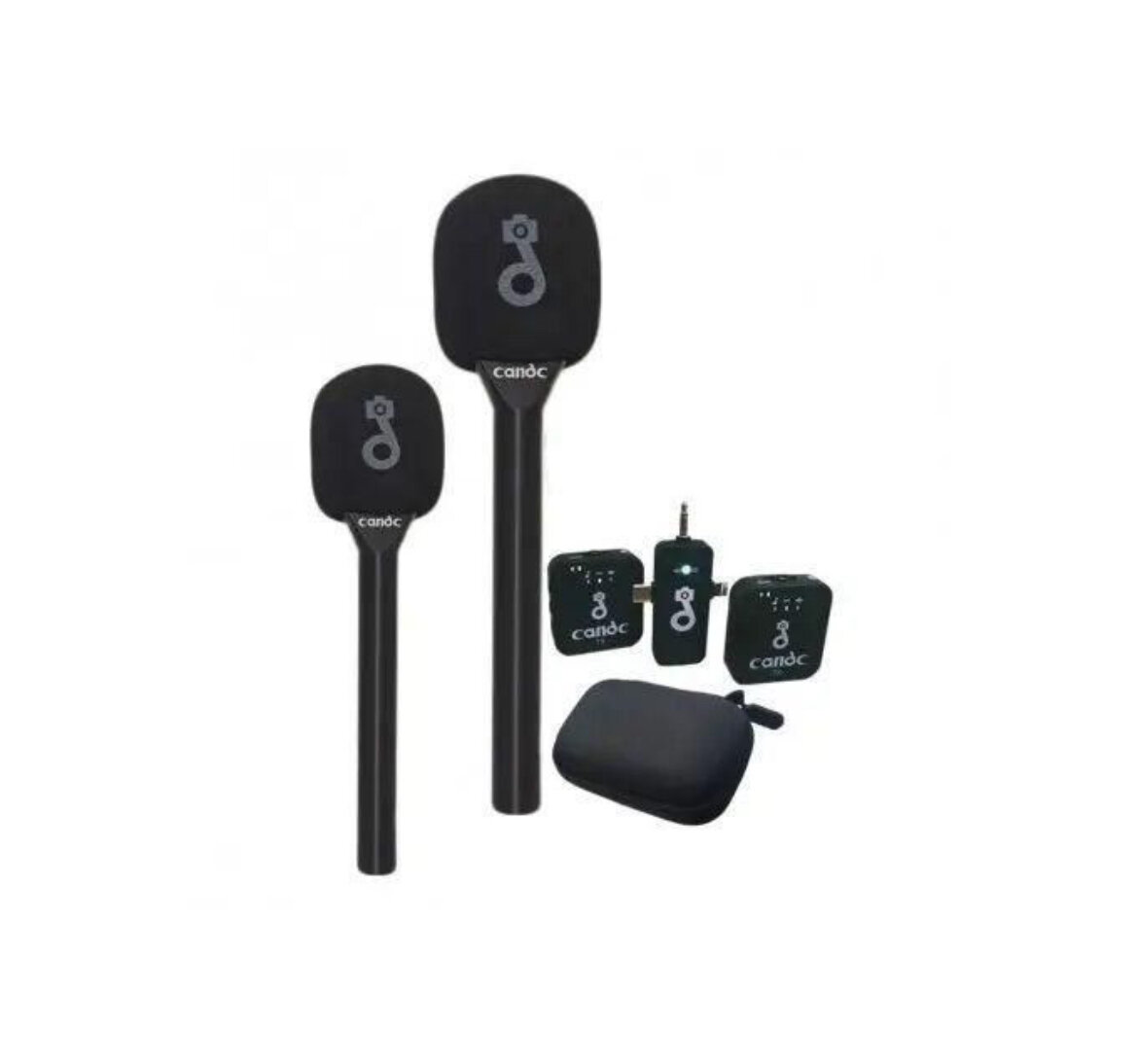 Microphone Interview Dual Sans Fil