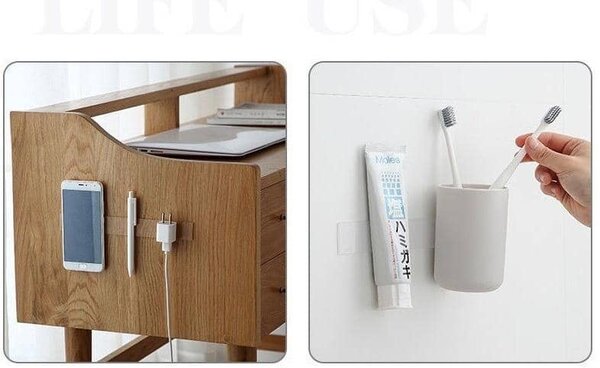 Carrés adhésifs transparents