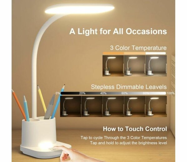 Lampe de table très brillant et pliable