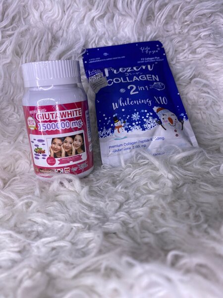 Glutawhite and frozen collagen