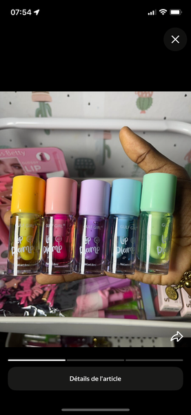 Brillant à lèvres coloré