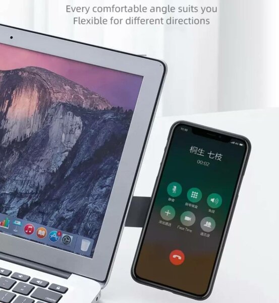 Support téléphone magnétique pour ordinateur