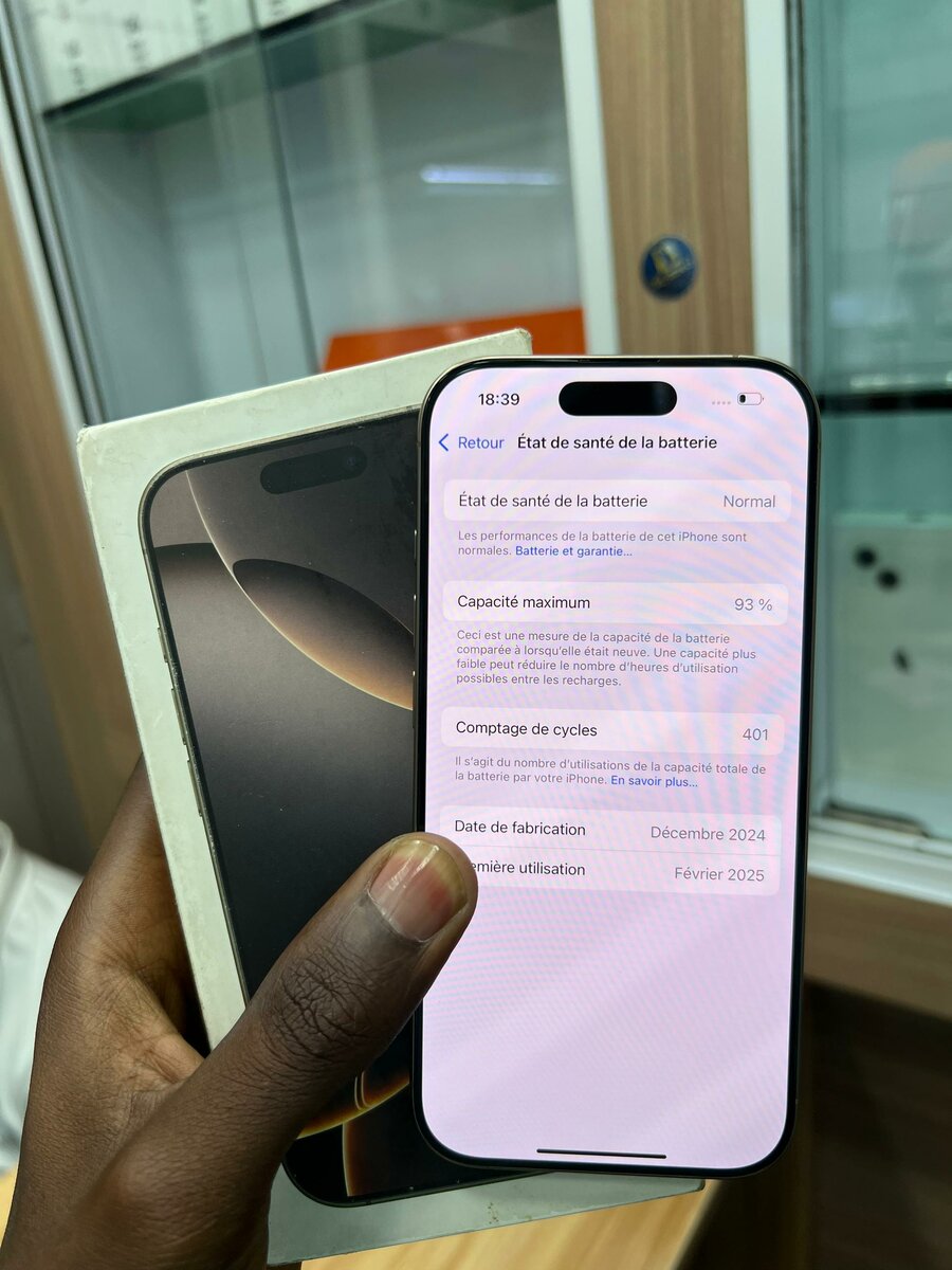 iPhone 16pro 128Go sous Granti