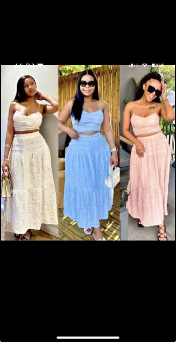 Jupe et haut bien chic