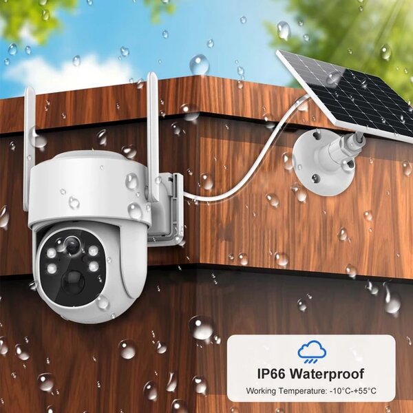 4G Caméra Solaire autonome.