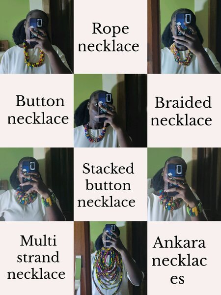 Ankara necklaces