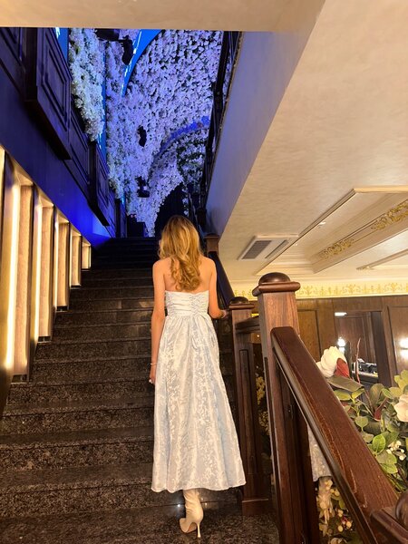 Платье открытое плечо