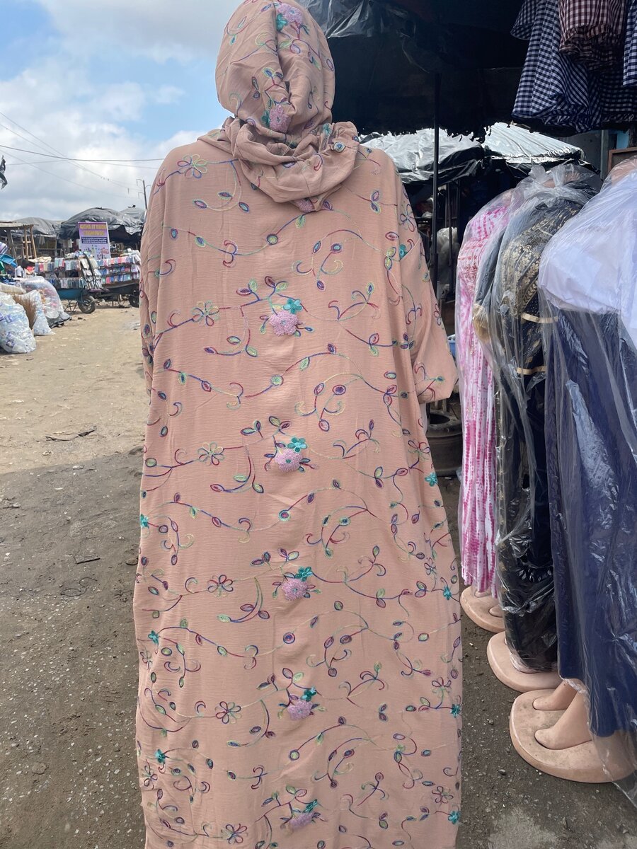 Boubou marocain 2 chapeaux