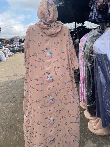 Boubou marocain 2 chapeaux